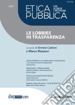 Etica Pubblica 1/2020 - Studi su legalità e partecipazione: Le lobbies in trasparenza. E-book. Formato EPUB