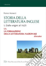 Storia della Letteratura Inglese. I.1. La formazione della letteratura nazionale. E-book. Formato EPUB ebook