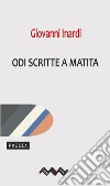 Odi scritte a matita. E-book. Formato EPUB ebook