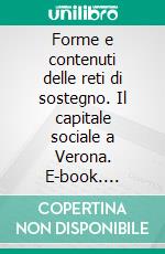 Forme e contenuti delle reti di sostegno. Il capitale sociale a Verona. E-book. Formato PDF ebook