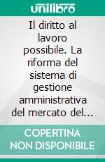 Il diritto al lavoro possibile. La riforma del sistema di gestione amministrativa del mercato del lavoro ed i nuovi servizi per l'impiego in Italia. E-book. Formato PDF