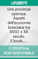 Una provincia operosa. Aspetti dell'economia bresciana tra XVIII e XX secolo. E-book. Formato PDF ebook