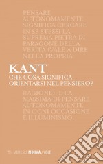 Che cosa significa orientarsi nel pensiero?. E-book. Formato EPUB ebook