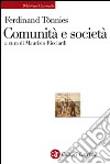 Comunità e società. E-book. Formato EPUB ebook