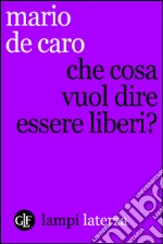 Che cosa vuol dire essere liberi?. E-book. Formato EPUB ebook