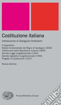 Costituzione italiana. E-book. Formato EPUB ebook