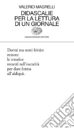 Didascalie per la lettura di un giornale. E-book. Formato EPUB ebook