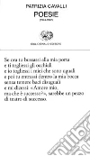 Poesie (1974-1992). E-book. Formato EPUB ebook di Patrizia Cavalli