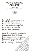 Chimere e altre poesie. E-book. Formato EPUB ebook di Gérard de Nerval