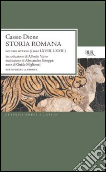 Storia romana  vol. 8. E-book. Formato PDF ebook di Cassio Dione