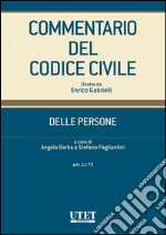 Commentario del codice civile - Delle persone - artt. 11-73. E-book. Formato EPUB ebook