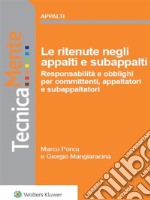 Le ritenute negli appalti e subappalti. E-book. Formato PDF