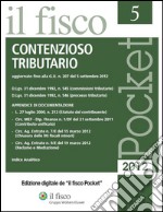 Contenzioso tributario. E-book. Formato PDF ebook