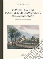 Considerazioni politiche ed economiche sulla Sardegna. E-book. Formato EPUB ebook