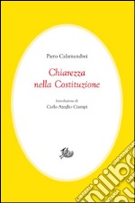 Chiarezza nella Costituzione. E-book. Formato PDF ebook