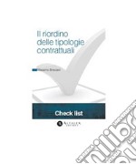 Check List - Il riordino delle tipologie contrattuali. E-book. Formato PDF ebook