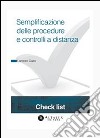 Semplificazione delle procedure e controlli a distanza. E-book. Formato PDF ebook di Lorenzo Cairo