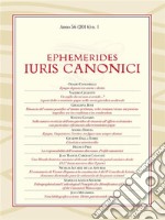 Ephemerides Iuris Canonici Anno 56 (2016) n.1. E-book. Formato EPUB ebook