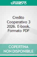 Credito Cooperativo 3 2026. E-book. Formato PDF ebook