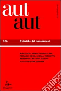 Aut aut vol 326. E-book. Formato EPUB ebook