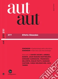 Aut Aut 377: Effetto Simondon. E-book. Formato EPUB ebook