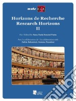 Horizons de Recherche - Research Horizons II. E-book. Formato PDF ebook