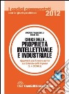 Codice della proprietà intellettuale e industriale. E-book. Formato EPUB ebook