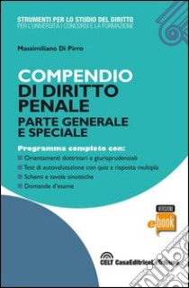 Schemi di DIRITTO PENALE Parte generale e speciale 