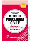 Codice di procedura civile. E-book. Formato EPUB ebook