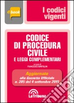 Codice di procedura civile e leggi complementari. E-book. Formato EPUB ebook