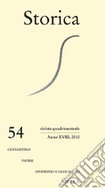 Storica (2012) Vol. 54. E-book. Formato PDF