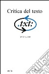Critica del testo (2014) Vol. 17/1. E-book. Formato PDF ebook