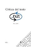 Critica del testo (2017) Vol. 20/2. E-book. Formato PDF ebook