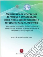 Valorizzazione energetica di residui e sttooprodotti della filiera agroalimentare e forestale: Italia e Argentina. E-book. Formato PDF ebook