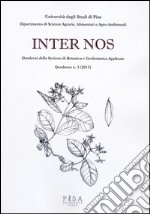 Inter Nos: Quaderni della sezione di botanica e geobotanica applicate. n. 3 2013. E-book. Formato PDF ebook