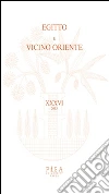 Egitto e Vicino Oriente: vol. XXXVI - 2013. E-book. Formato PDF ebook di Gianluca Miniaci