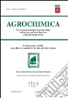 The hot summer of 2012:some effects on agriculture, forestry and related issue: Agrochimica. E-book. Formato PDF ebook