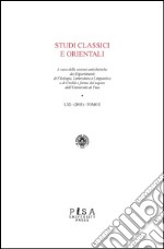 Studi Classici e Orientali LXI 2015. E-book. Formato PDF ebook