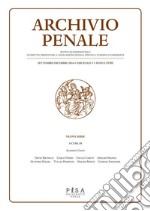 Archivio Penale 3/2016. E-book. Formato PDF ebook