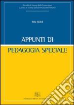 Appunti di pedagogia speciale. E-book. Formato PDF ebook