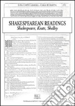 Shakespearean Readings: Shakespeare, Keats, Shelley. E-book. Formato EPUB ebook