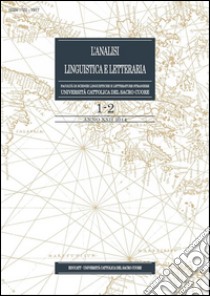 L'Analisi Linguistica e Letteraria 2014. E-book. Formato Mobipocket ebook di AA. VV.