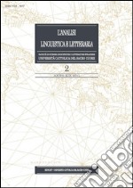 L&apos;Analisi Linguistica e Letteraria 2011-2. E-book. Formato PDF ebook