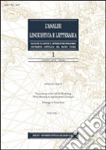 L&apos;Analisi Linguistica e Letteraria 2008-1. E-book. Formato PDF ebook