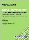 Legge Dopo di noi: Le nuove forme di protezione patrimoniale per disabili (Legge n. 112/2016). E-book. Formato PDF ebook