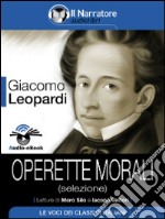 Operette morali (selezione) (Audio-eBook). E-book. Formato EPUB ebook