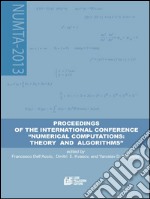 Proceedings of the international conference '“NUMERICAL COMPUTATIONS: THEORY AND ALGORITHMS”. E-book. Formato PDF ebook