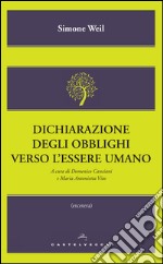 Dichiarazione degli obblighi verso l'essere umano. E-book. Formato EPUB ebook