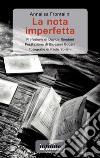 La nota imperfetta. E-book. Formato Mobipocket ebook di Annalisa Frontalini