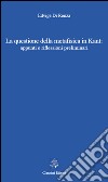 La questione della metafisica in Kant. Appunti e riflessioni preliminari. E-book. Formato PDF ebook